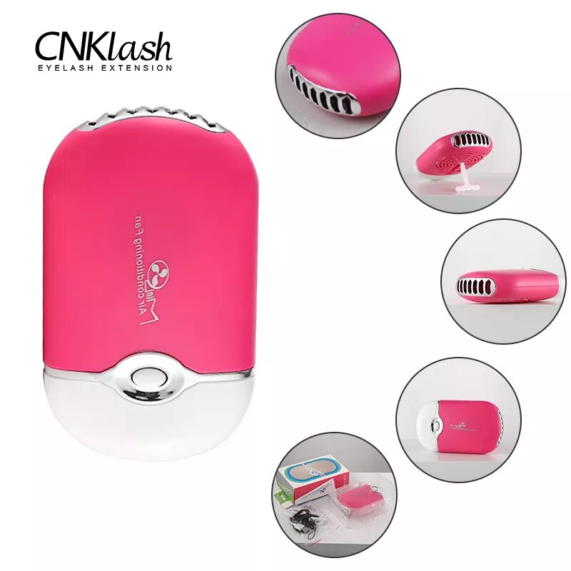Eyelash Extension Volume Lashes - Miniventilador USB para pestañas, herramienta de