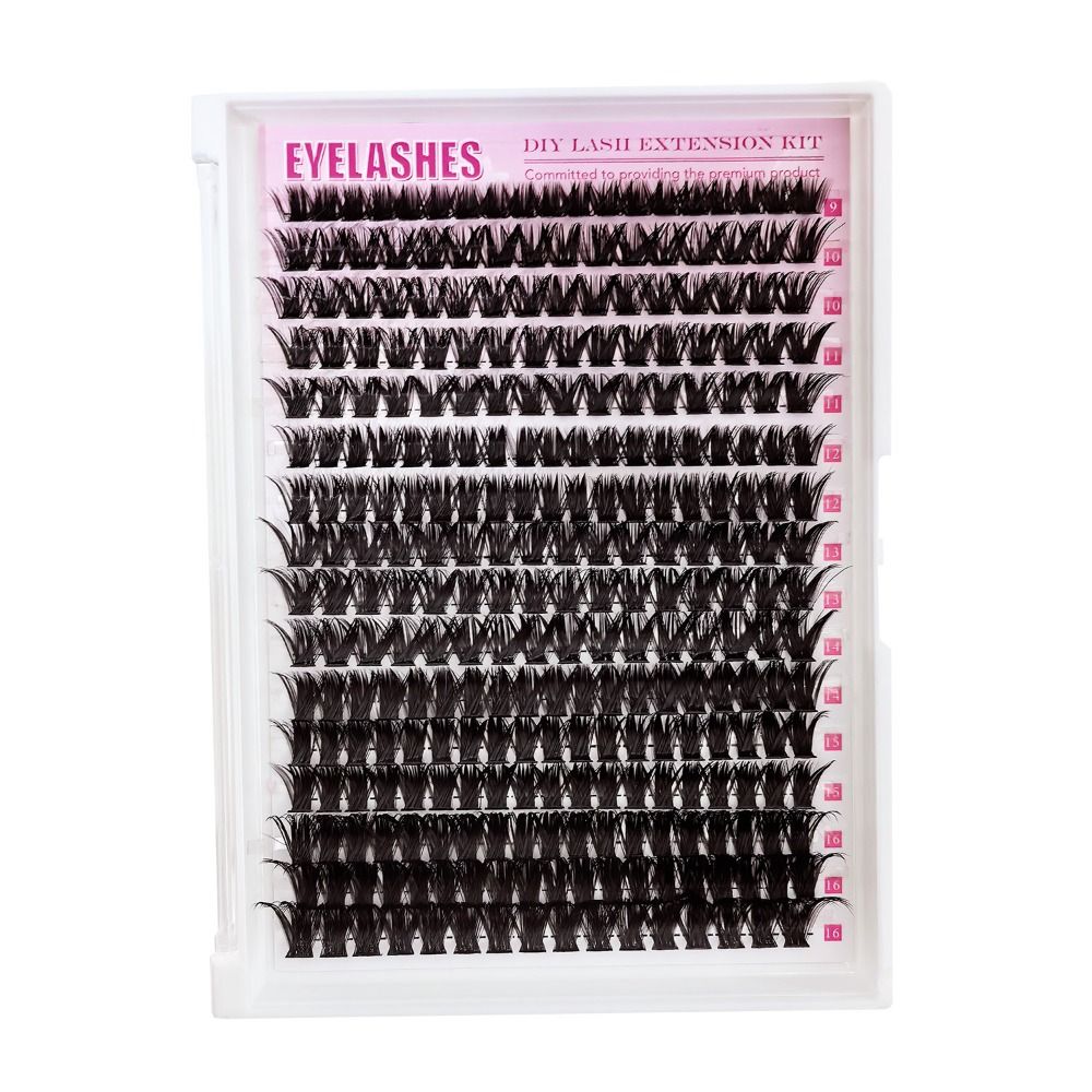 Eyelash Extension Cluster - Pestañas Postizas de Aspecto Natural, Diseño