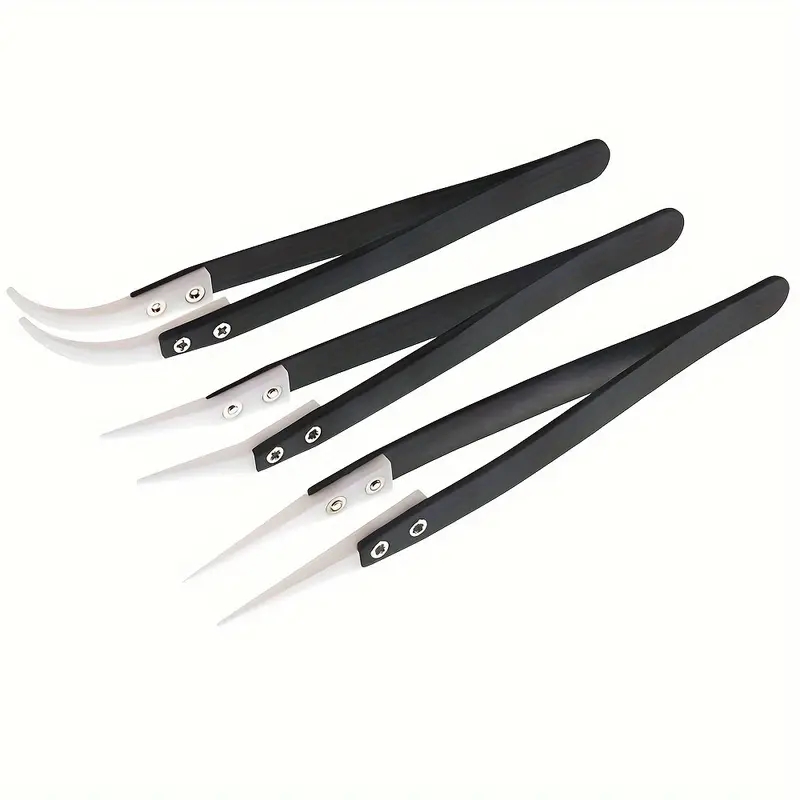Isolation Tweezer Curved - Pinzas Cerámicas Antiestáticas, Pinzas Industriales de