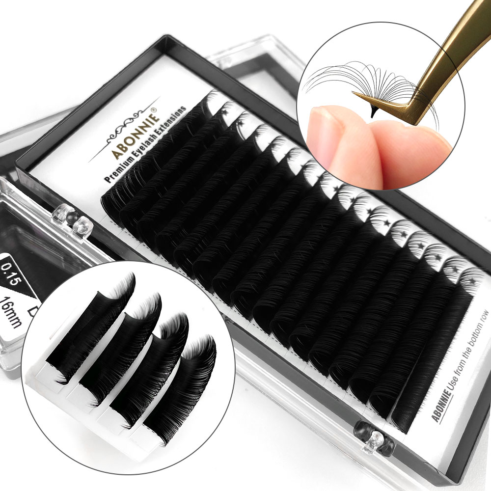 Eyelash Extension Natural Classic - Extensiones de pestañas Abonnie, extensiones de