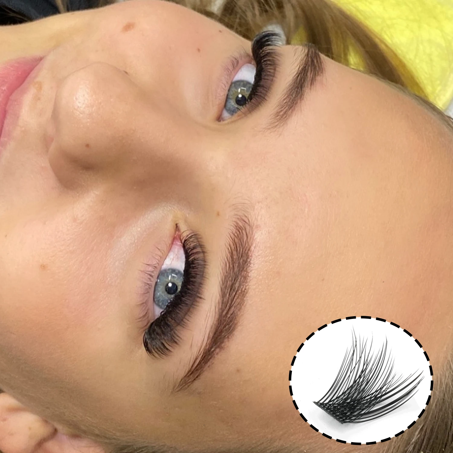 120 pestañas individuales en r - Eyelash Extension Cluster reseña y precio
