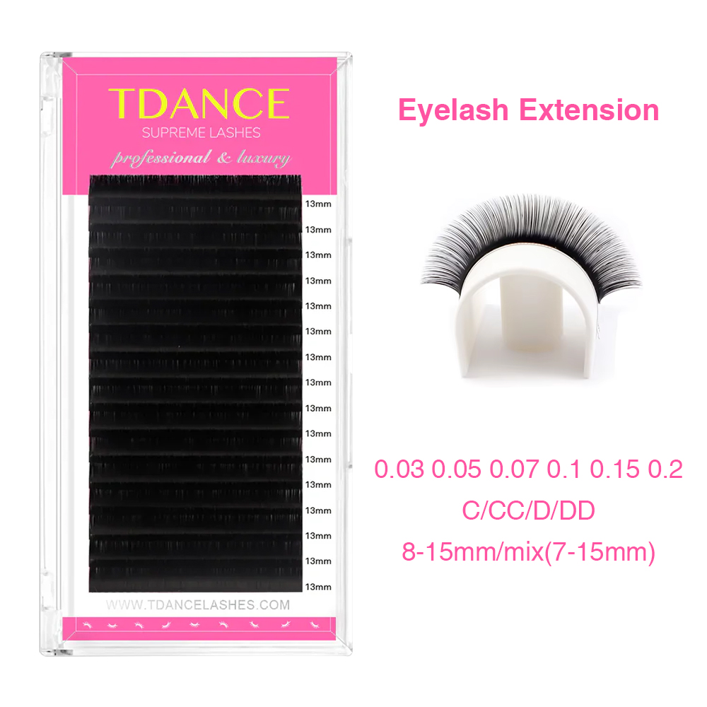 TDANCE extensión de pestañas 1 - Eyelash Extension Russian Volume reseña y precio