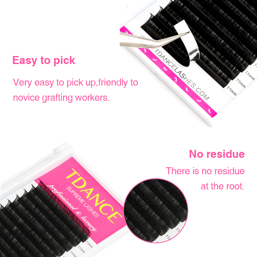 TDANCE extensión de pestañas 1 - Eyelash Extension Russian Volume reseña y precio