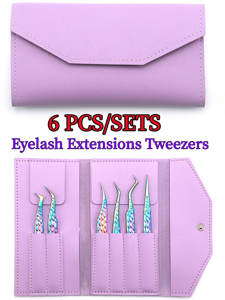 Juego de 6 Pinzas para Pestaña - Isolation Tweezer Curved reseña y precio