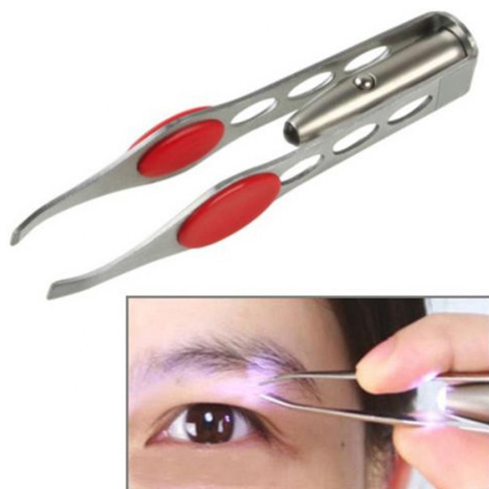 Pinzas para cejas y pestañas d - Eyelash Extension Led reseña y precio