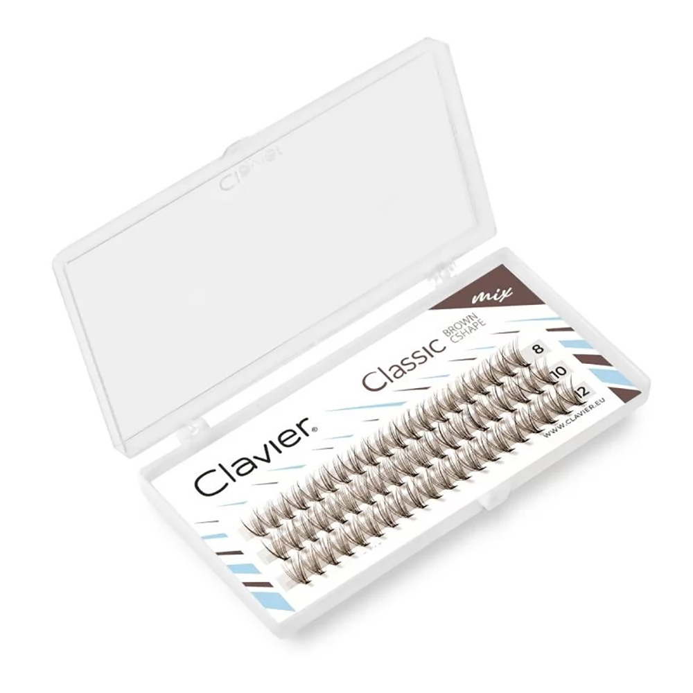 Clavier pestañas marrones clás - Eyelash Extension Natural Classic reseña y precio