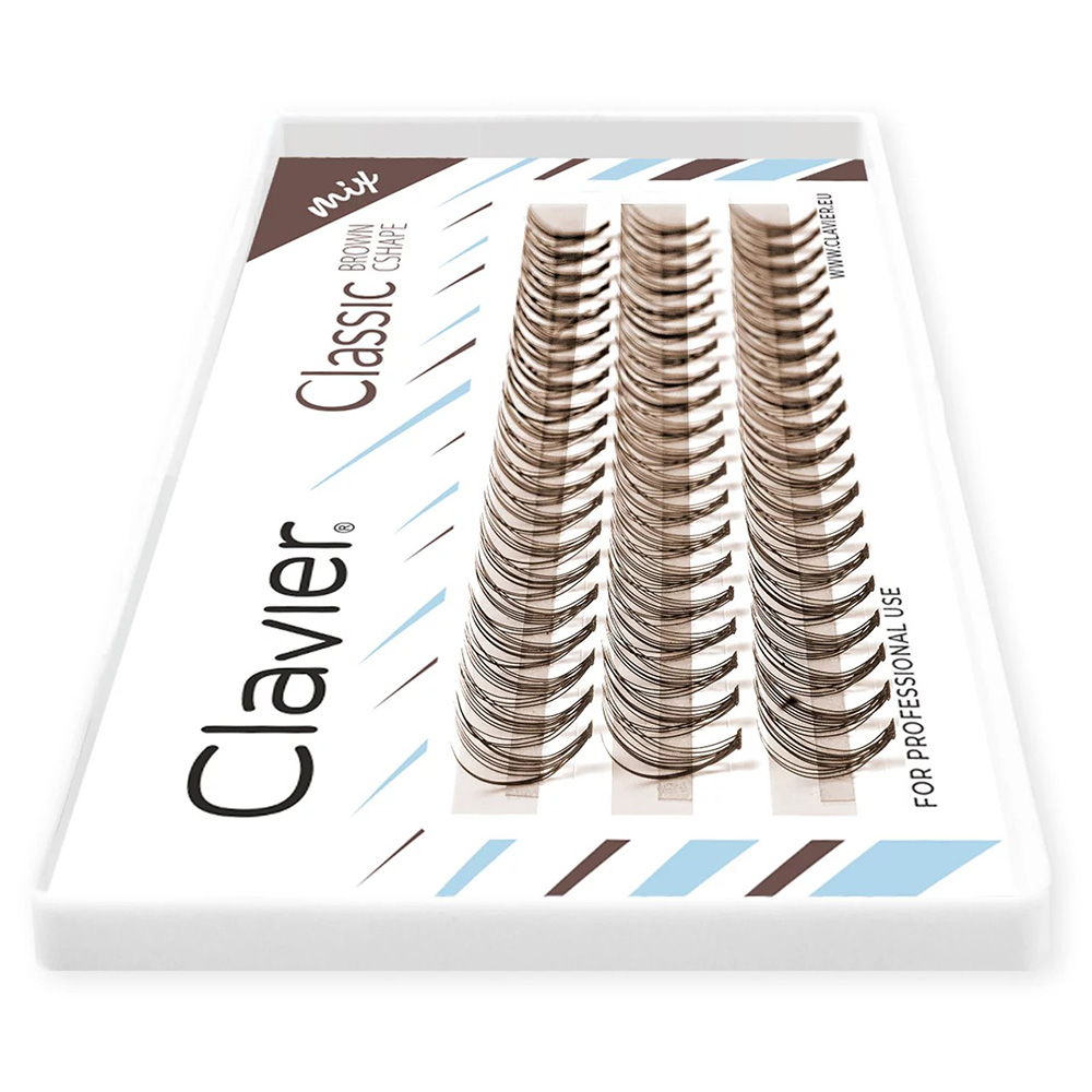 Clavier pestañas marrones clás - Eyelash Extension Natural Classic reseña y precio