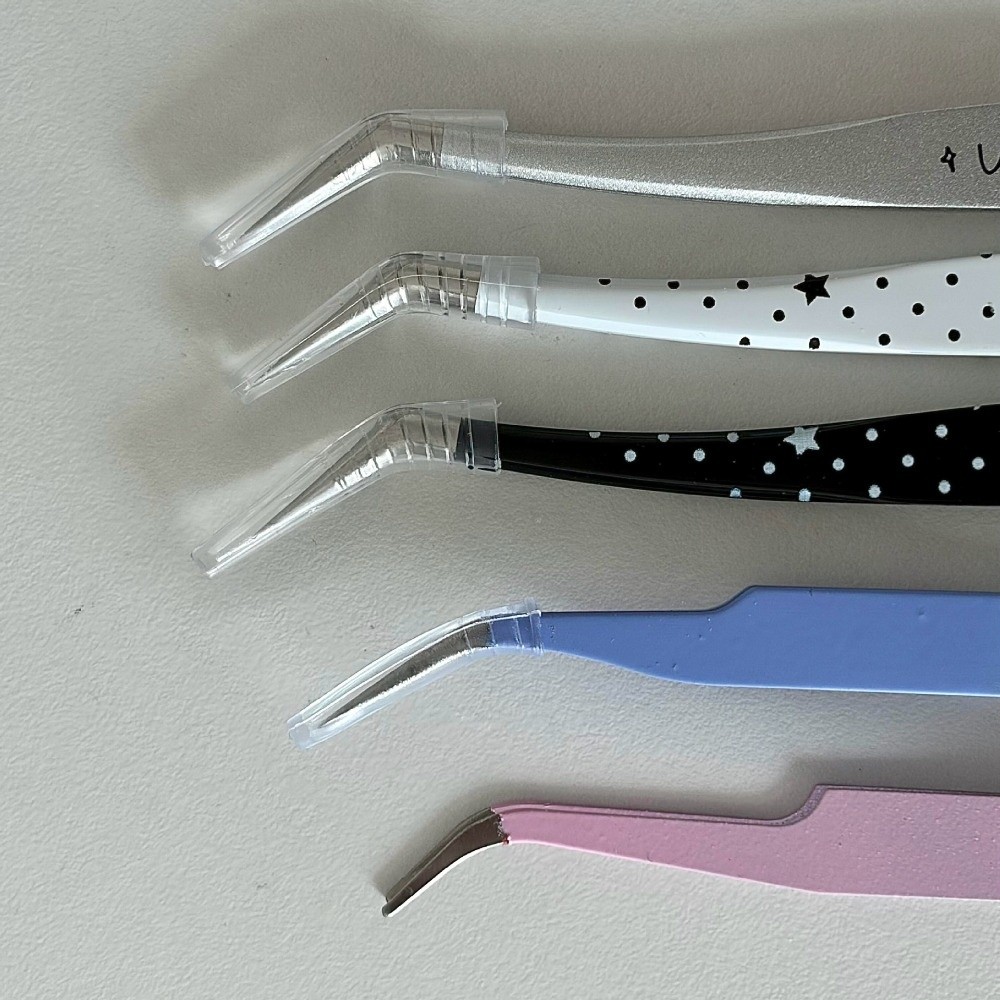 Pinzas Curvas de Acero Inoxida - Lash Mapping Sticker reseña y precio