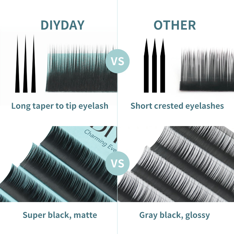 DIYDAY extensión de pestañas i - Eyelash Extension Natural Classic reseña y precio