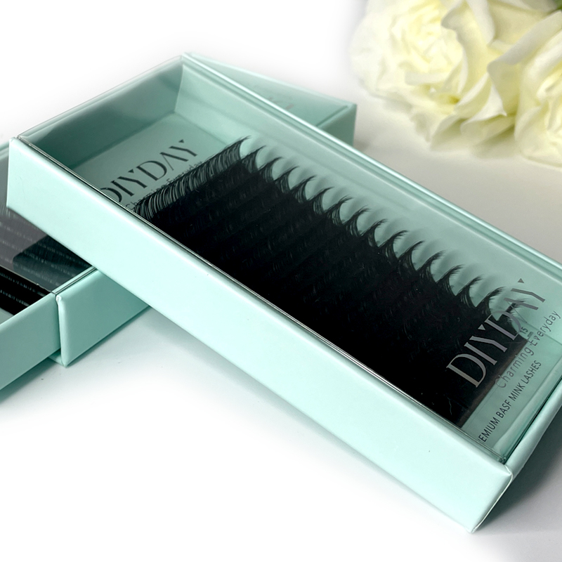 DIYDAY 16 filas de pestañas de - Eyelash Extension Natural Classic reseña y precio
