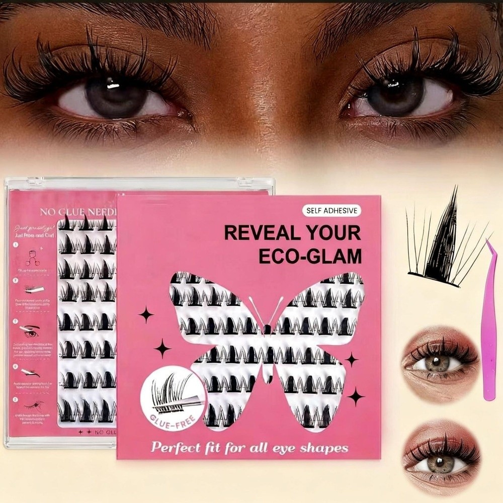 Kit de Extensión de Pestañas d - Eyelash Extension Cluster reseña y precio