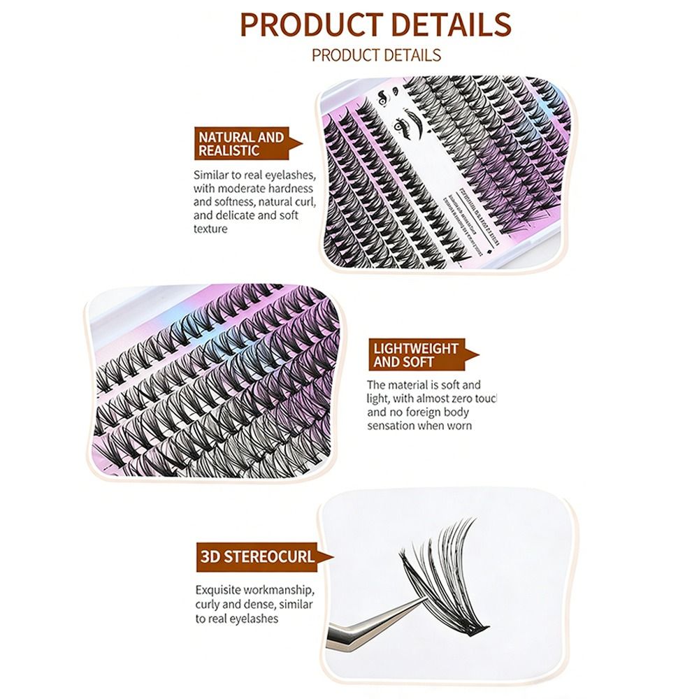 Pestañas Postizas de Aspecto N - Eyelash Extension Cluster reseña y precio