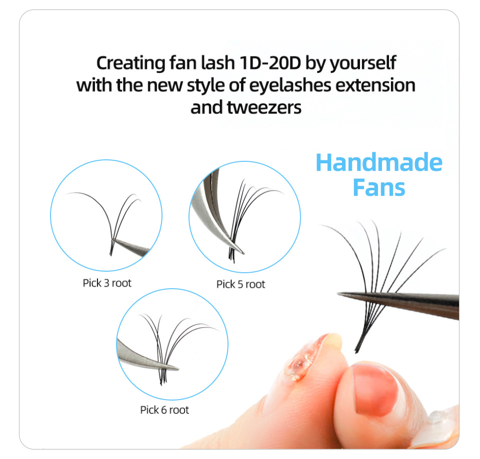 AGUUD-extensiones de pestañas  - Eyelash Extension Russian Volume reseña y precio