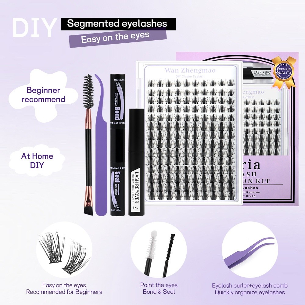 Pestañas Postizas de 8-18 mm d - Eyelash Extension Cluster reseña y precio