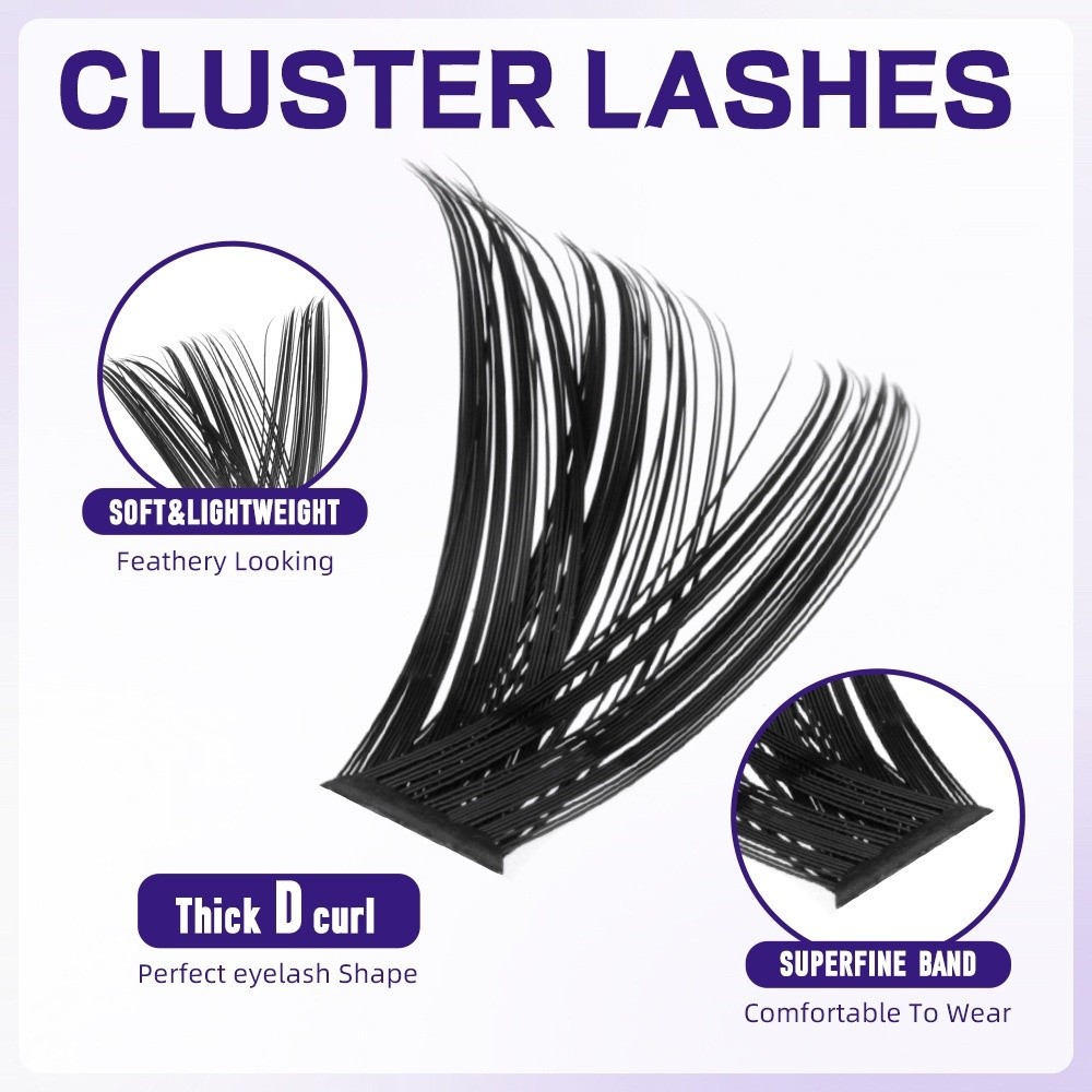 Pestañas Postizas de 8-18 mm d - Eyelash Extension Cluster reseña y precio