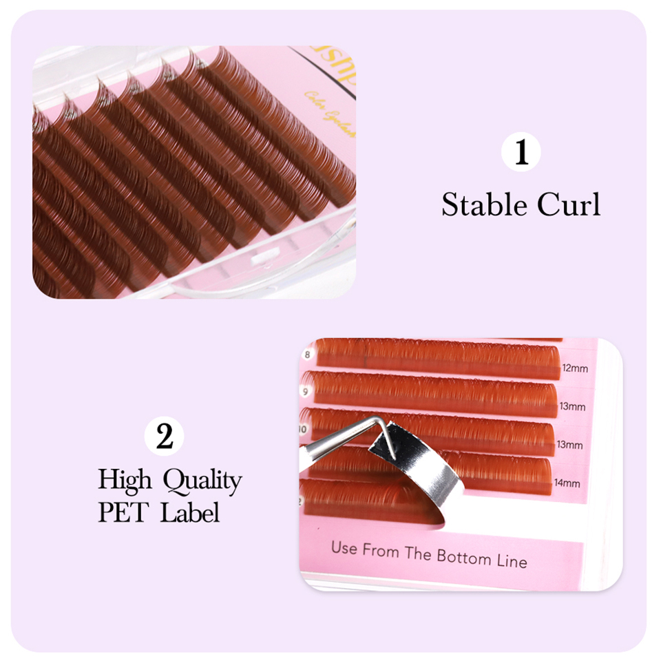 Pestañas marrones Chocolate ca - Eyelash Extension Natural Classic reseña y precio