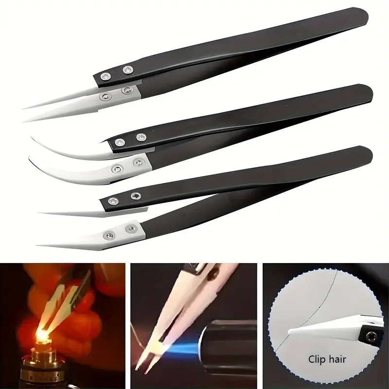 Pinzas Cerámicas Antiestáticas - Isolation Tweezer Curved reseña y precio