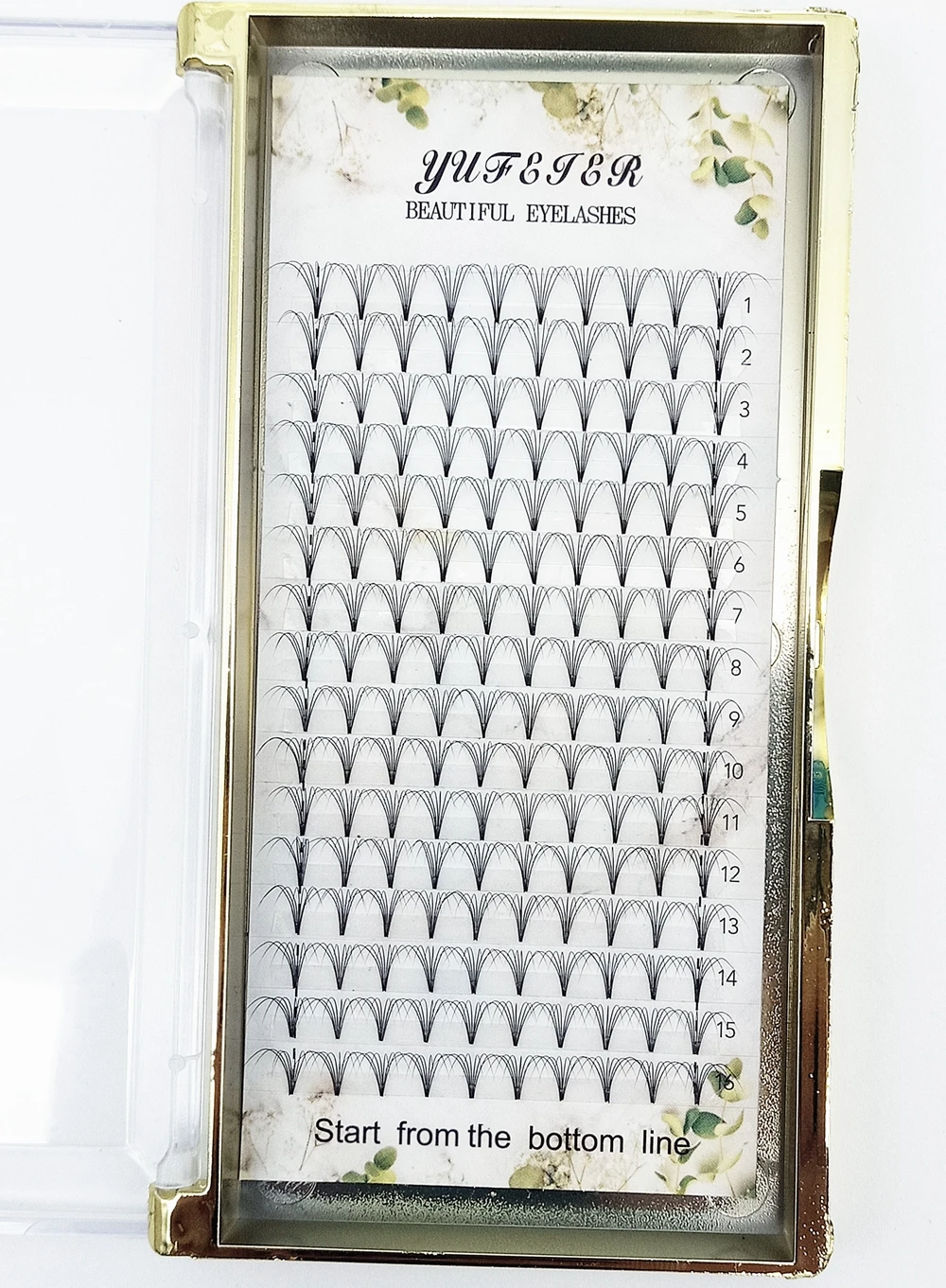 HBZGTLAD 16 Líneas de Pestañas - Eyelash Extension Russian Volume reseña y precio